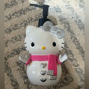 Hello Kitty Snowman Soap Dispenser
